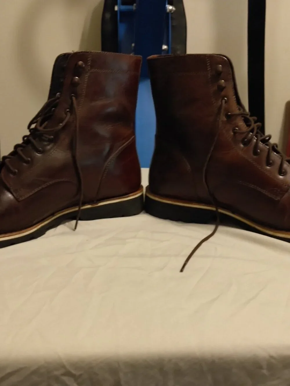 HELM Johnson Boots - Brown - Size 10EE - Good Condition - Discontinued